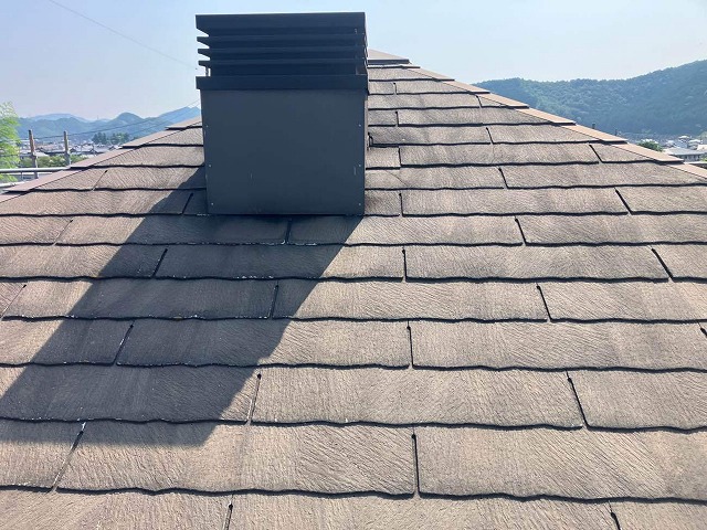 施工前の煙突周り